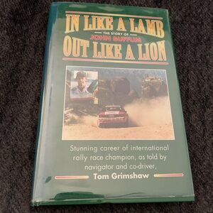 In Like A Lion Out Like Lamb 1994 HC John Buffum book signed author Tom Grimshaw